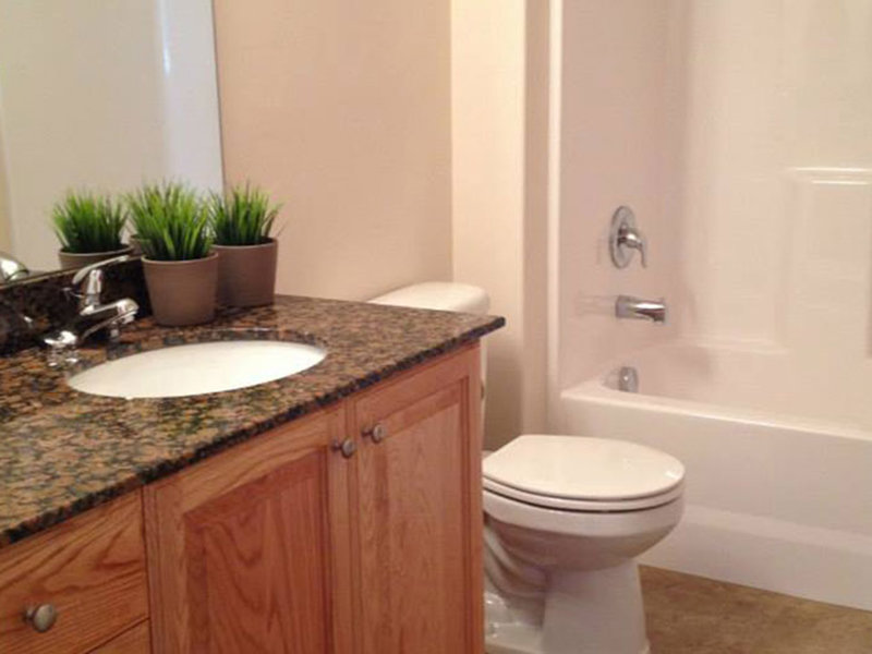 Bathroom | Brigham Place Apartments