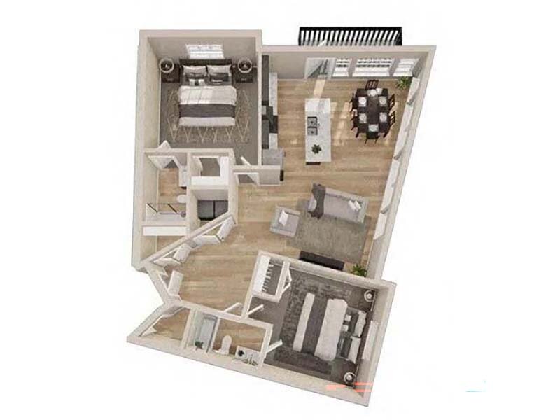 The Eminence (Penthouse) Floorplan at Canyon Vista