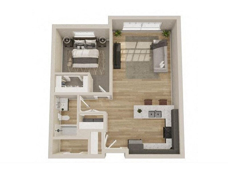 Our Ravine is a 1 Bedroom, 1 Bathroom Apartment