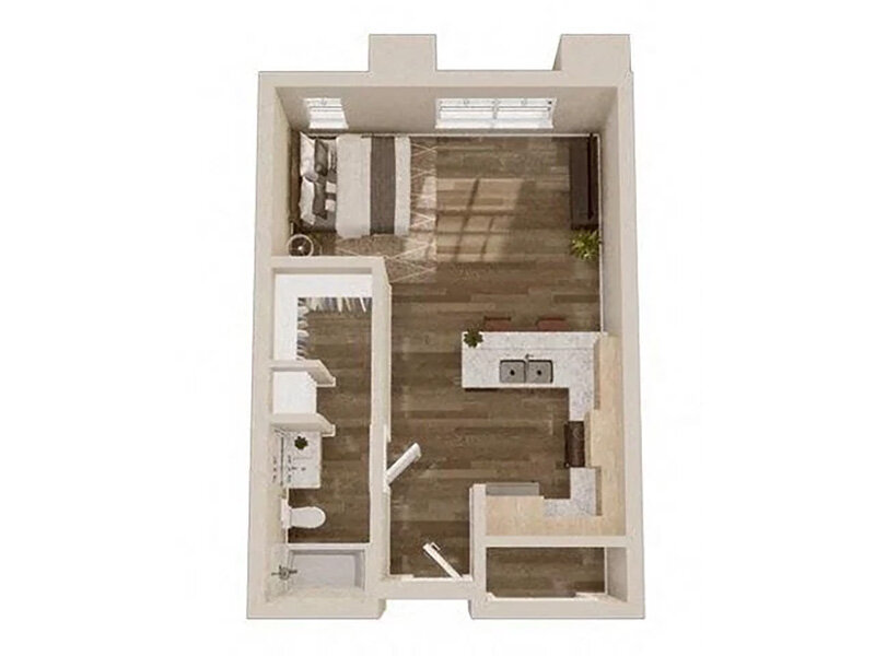 Our Lone Peak is a STUDIO Bedroom, 1 Bathroom Apartment