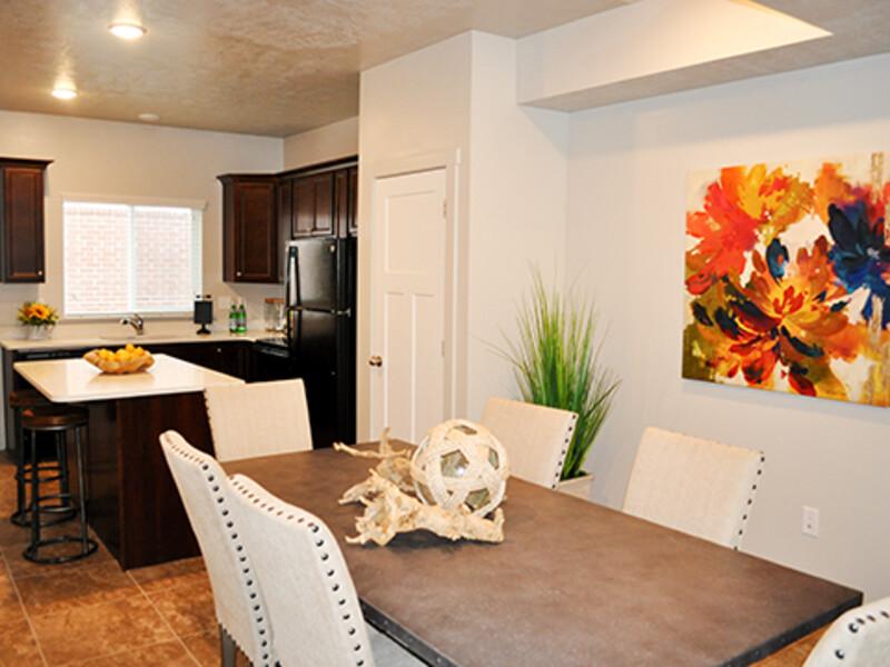 Dining Room and Kitchen | Central Park Station Apartments