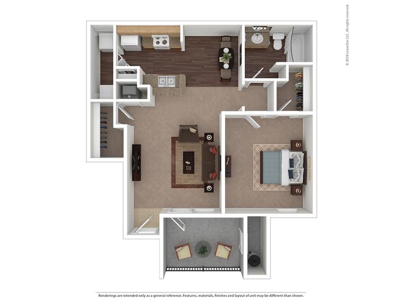 Central Park Apartments Floor Plan One Bedroom