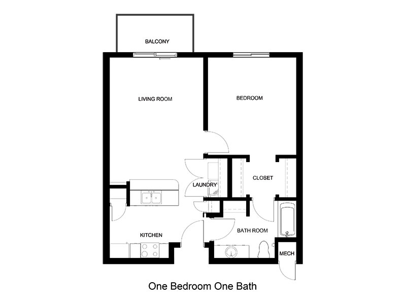 1 Bedroom 1 Bath