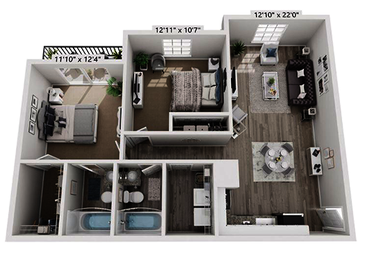 Claypond Commons Floorplan