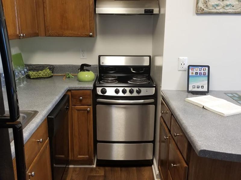 Fully Equipped Kitchen | Claypond Commons Apartments in Myrtle Beach, SC