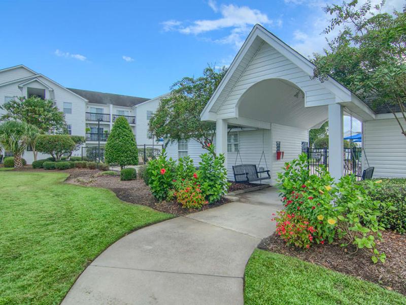 Beautiful Landscaping | Claypond Commons Apartments in Myrtle Beach, SC