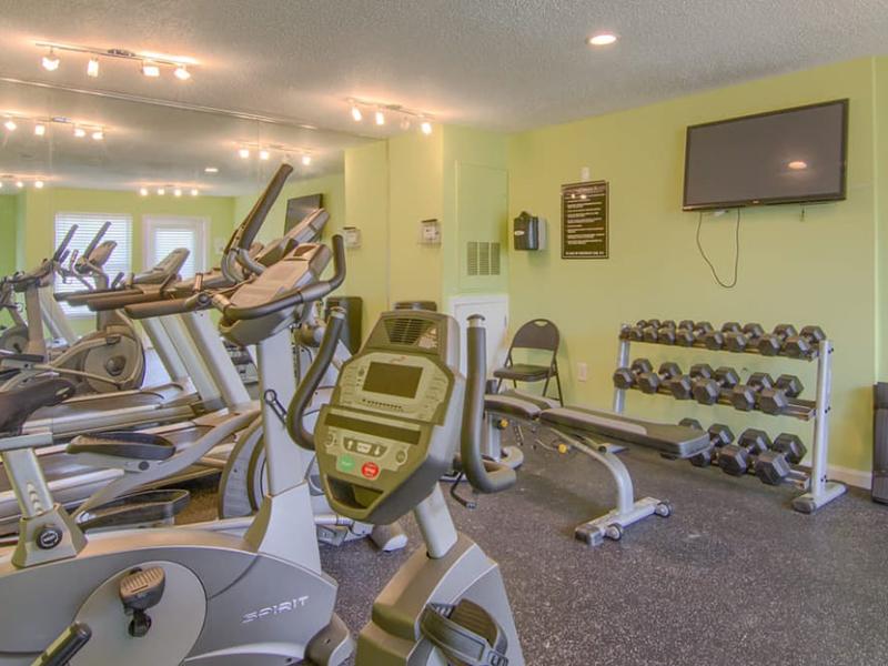 Fitness Center | Claypond Commons Apartments in Myrtle Beach, SC