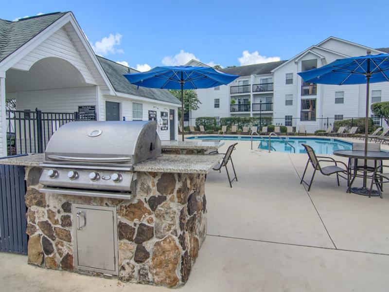 Grilling Area | Claypond Commons Apartments in Myrtle Beach, SC