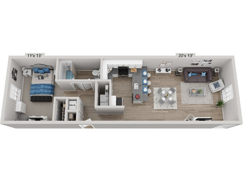 1 Bedroom A