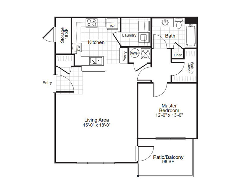 Colton Creek Apartments Floor Plan Avalon