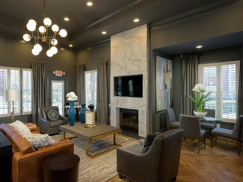 Modern Clubhouse & Resident Lounge | Colton Creek