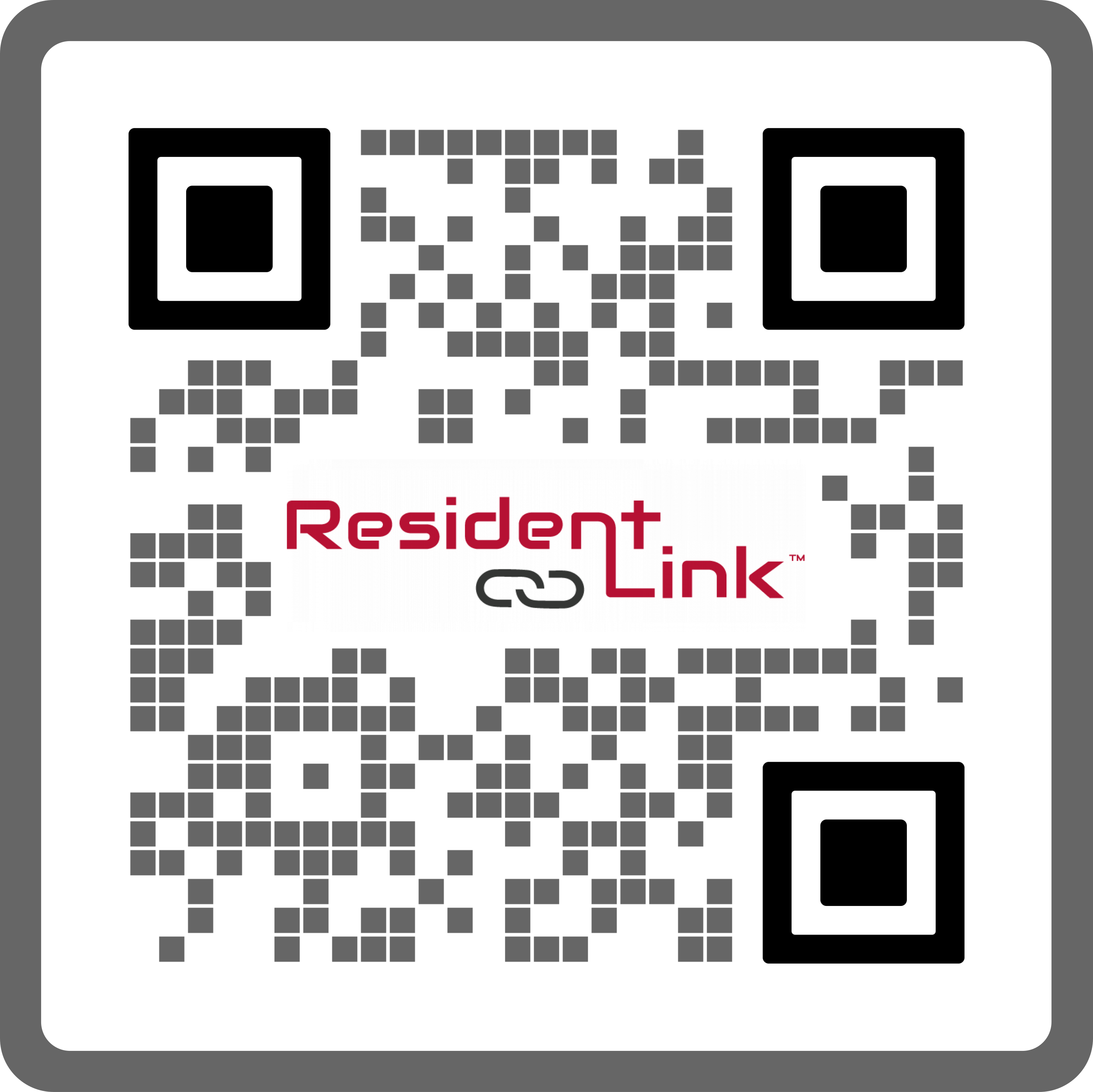 Resident Link QR Code