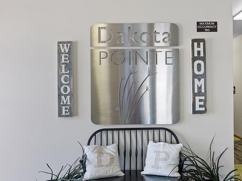 Hallway Sign | Dakota Pointe Apartments in Sioux Falls, SD