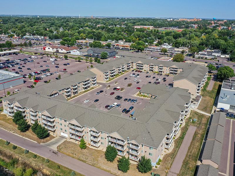 Aerial View of Surrounding Area | Dakota Pointe Apartments in Sioux Falls, SD