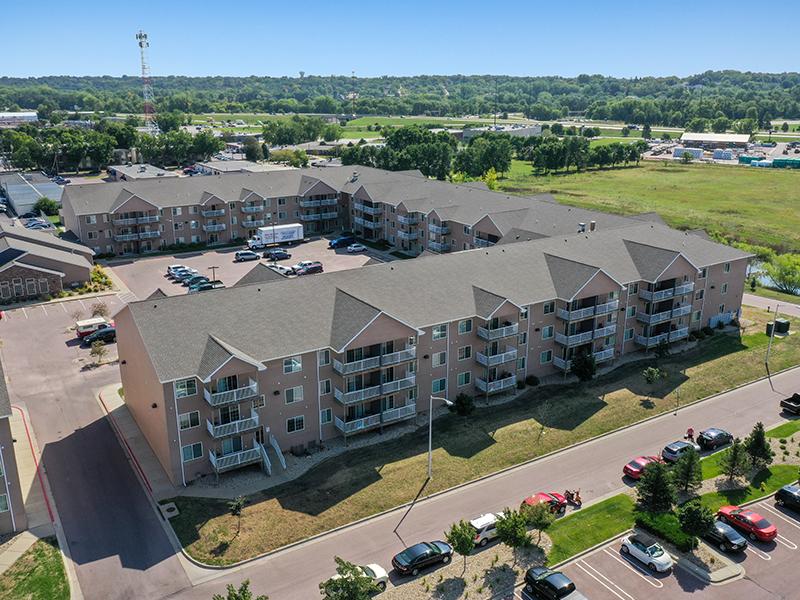 Aerial View of Apartments | Dakota Pointe Apartments in Sioux Falls, SD