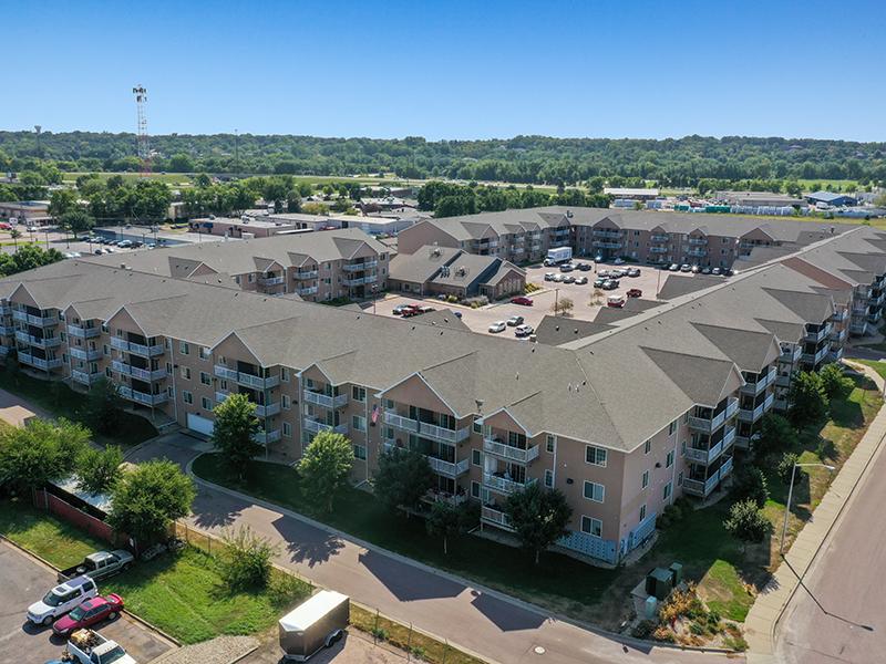 Above View of Apartments | Dakota Pointe Apartments in Sioux Falls, SD