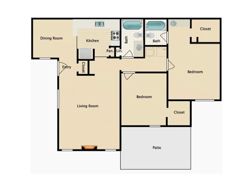 Testing Apartments Floor Plan B2