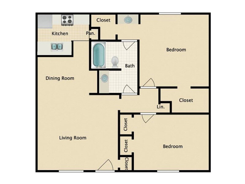 Testing Apartments Floor Plan B1