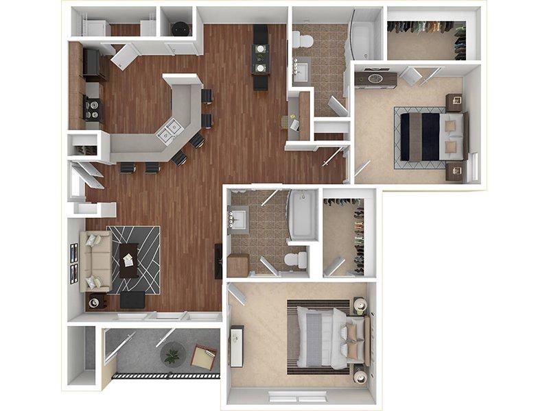 Eagle's Brooke Apartments Floor Plan Belmont