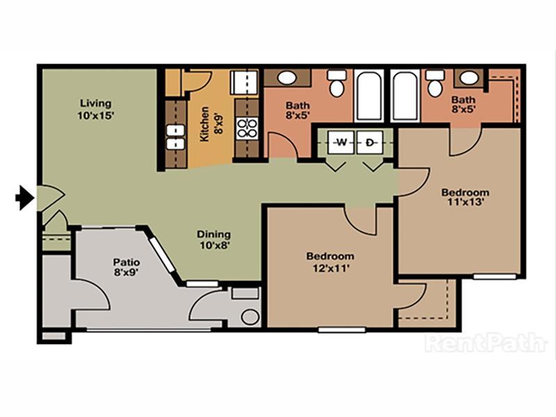 2 Bedroom 2 Bathroom