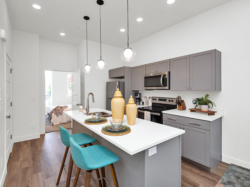 Gray Cabinets | Emeril Townhomes