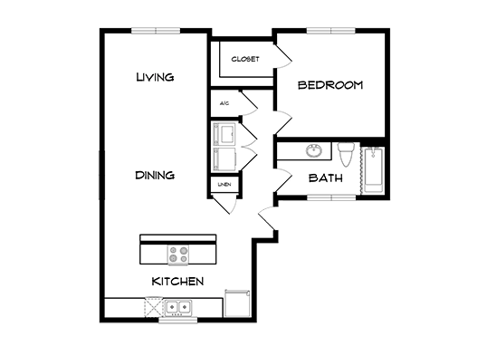 Ensign Apartments Floorplan