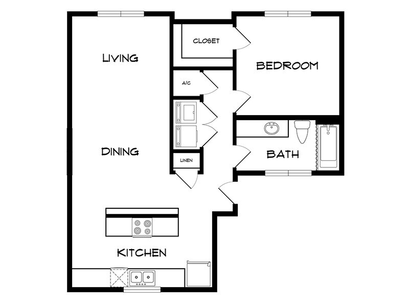 Apartments for Rent in Ennis , TX Floor Plans at Ensign Apartments