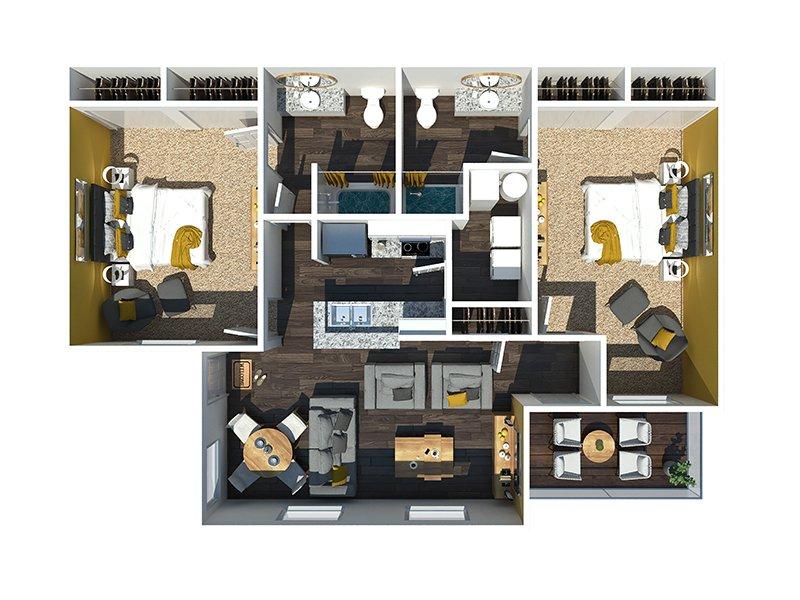 Fairways at Hartland Apartments Floor Plan Eagle