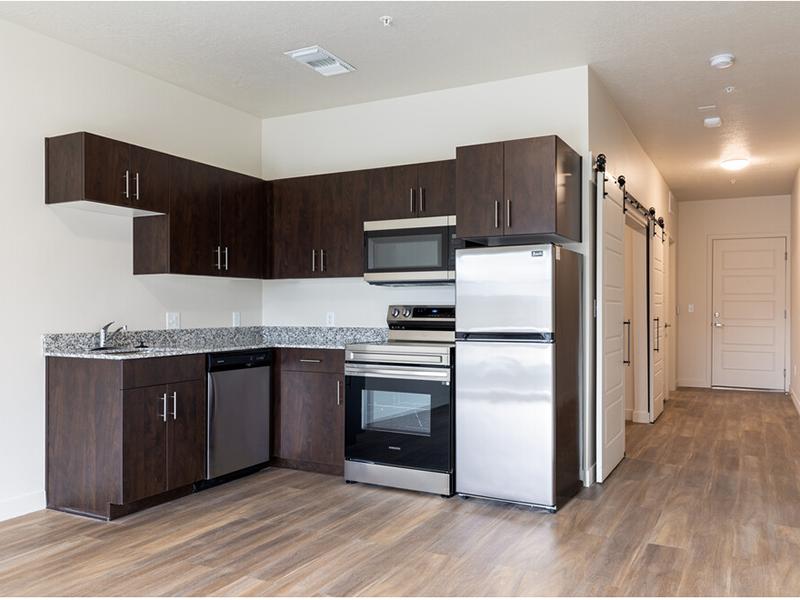 Fully Equipped Kitchen | Fair Park Apartments in Salt lake