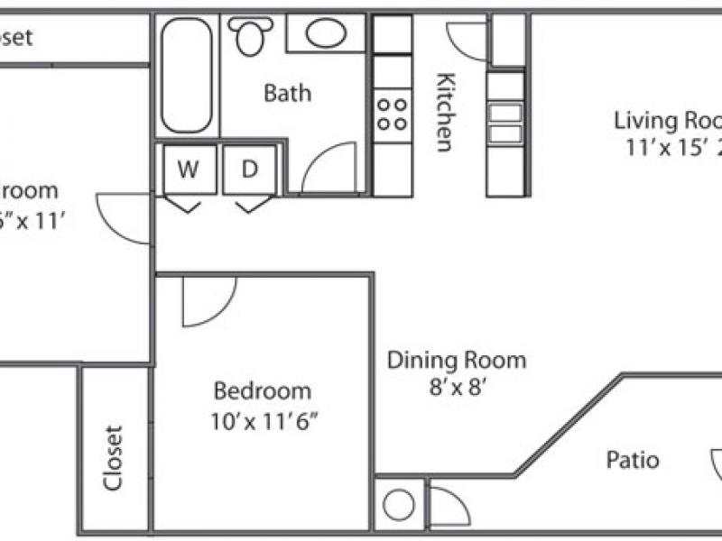 2 Bedroom 1 Bathroom