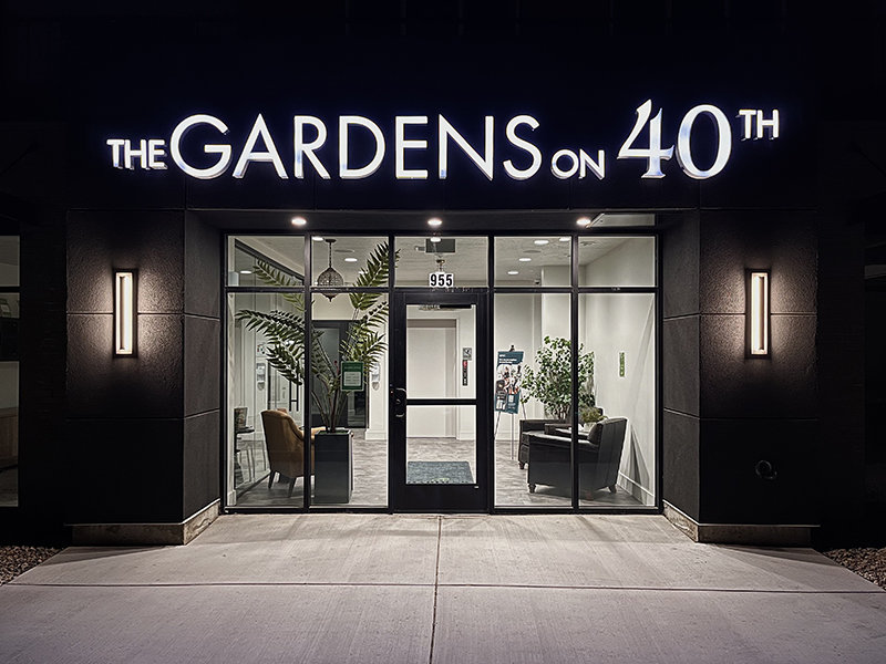 Entrance | Gardens on 40th