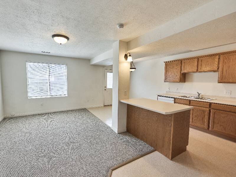 Living Room and Kitchen | Garden View Townhomes