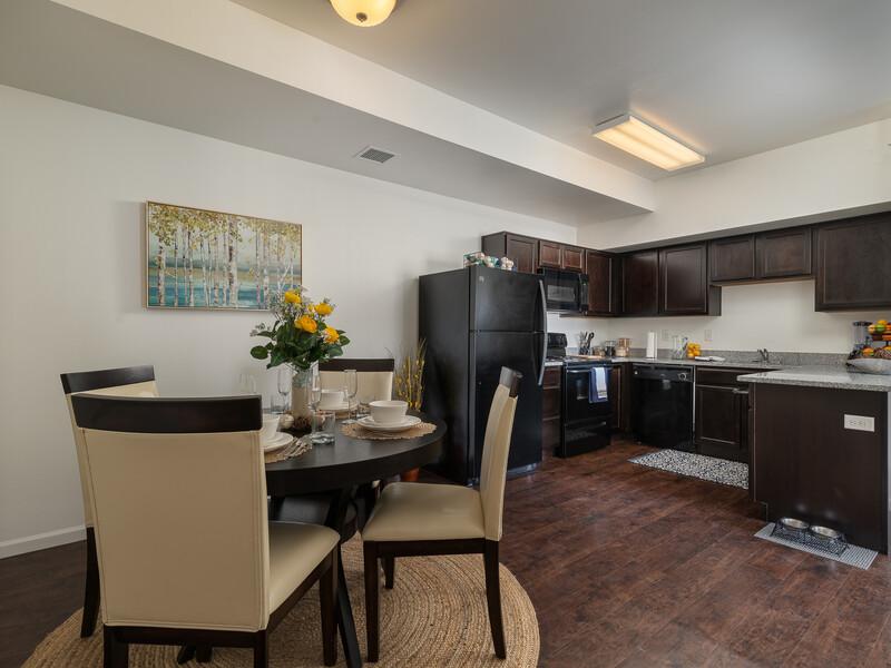 Dining Area and Kitchen | Gateway Apartments in Rapid City, SD