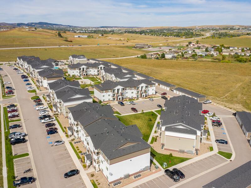 Buildings - Aerial View | Gateway Apartments in Rapid City, SD