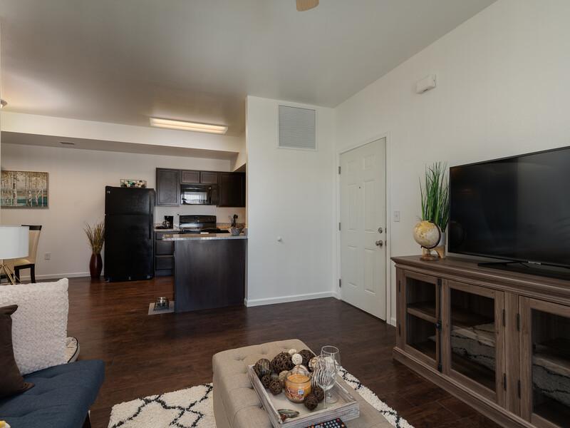 Front Room and Kitchen | Gateway Apartments in Rapid City, SD
