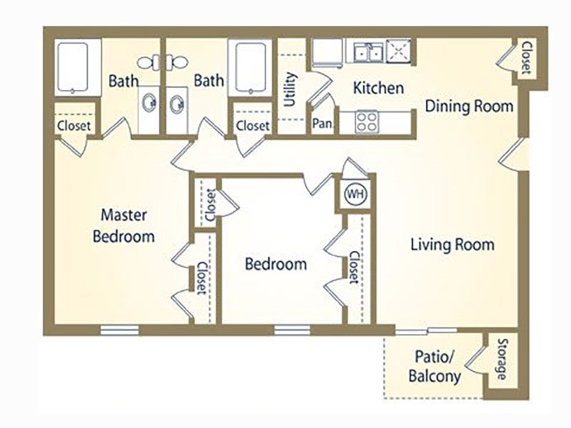 Grande View Apartments Floor Plan TheDogwood