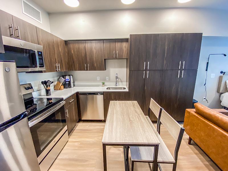 Kitchen | Greenprint Gateway Apartments in Salt Lake City, UT