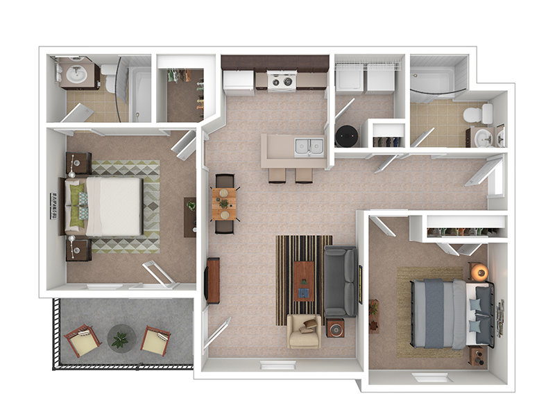 Two Bedroom - Affordable