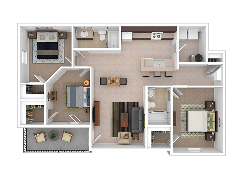 Three Bedroom - Affordable