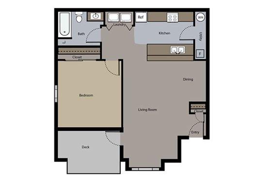 Floorplan for Harmony Heights Apartments