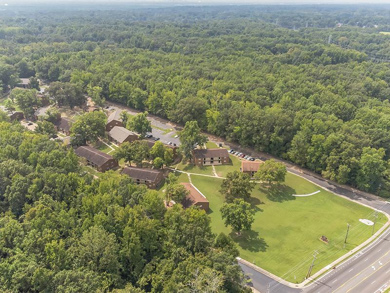 Scenic Aerial View | Hilldale Apartments