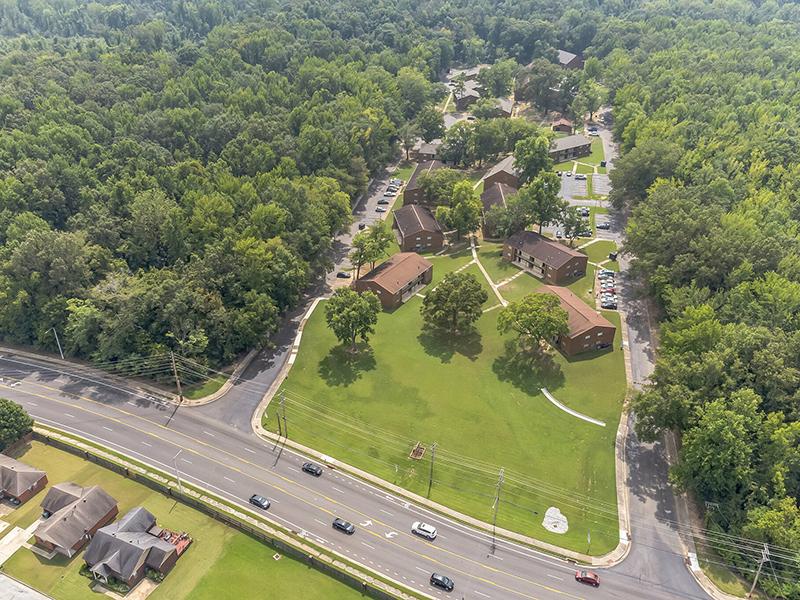 Aerial Traffic View | Hilldale Apartments
