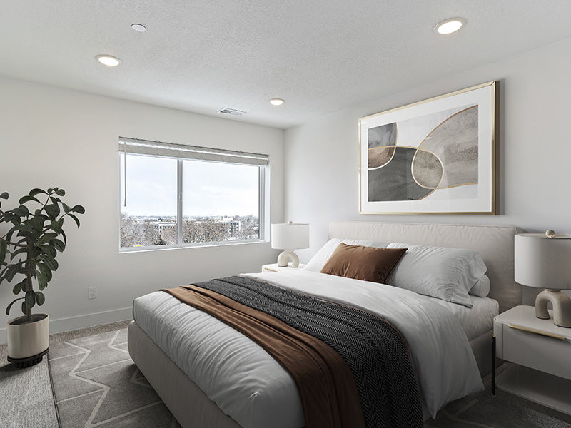 Interior Bedroom | Hillside Apartments