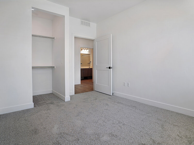 Carpeted Bedroom | Homestead Landing Apartments