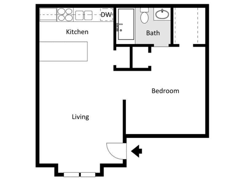 A1 floor plan - 2D