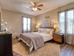 Model Room with Ceiling Fan | The Hills on Huebner