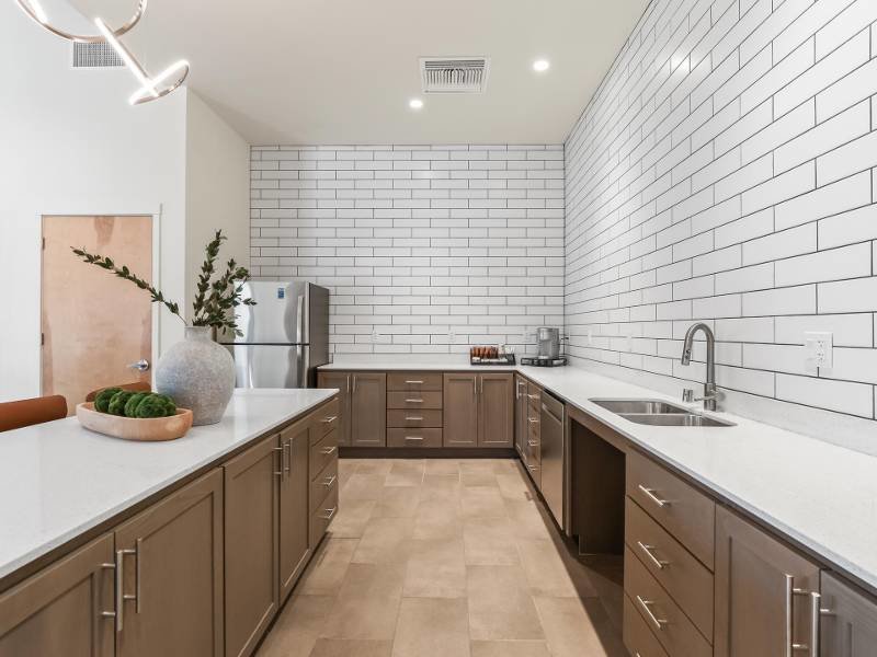 Clubhouse Kitchen | Jens Pointe Apartments