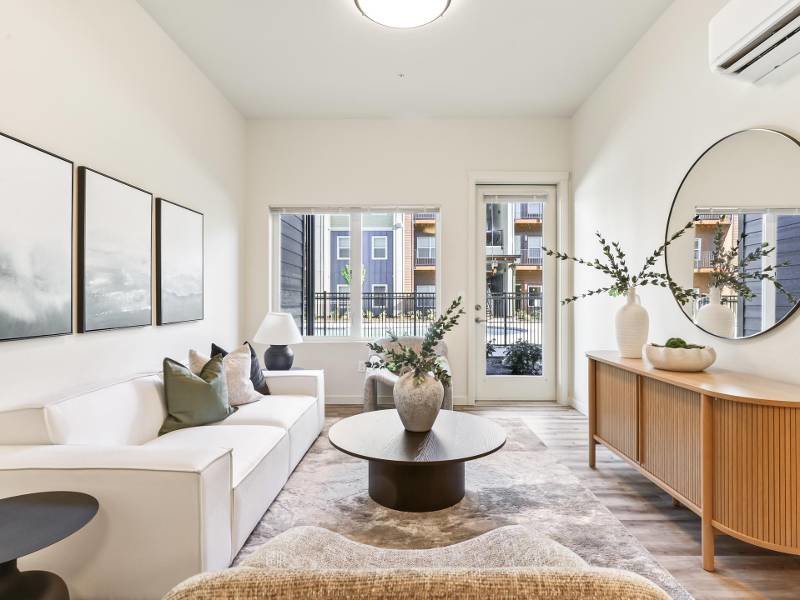 Living Room | 2x2C | Jens Pointe Apartments