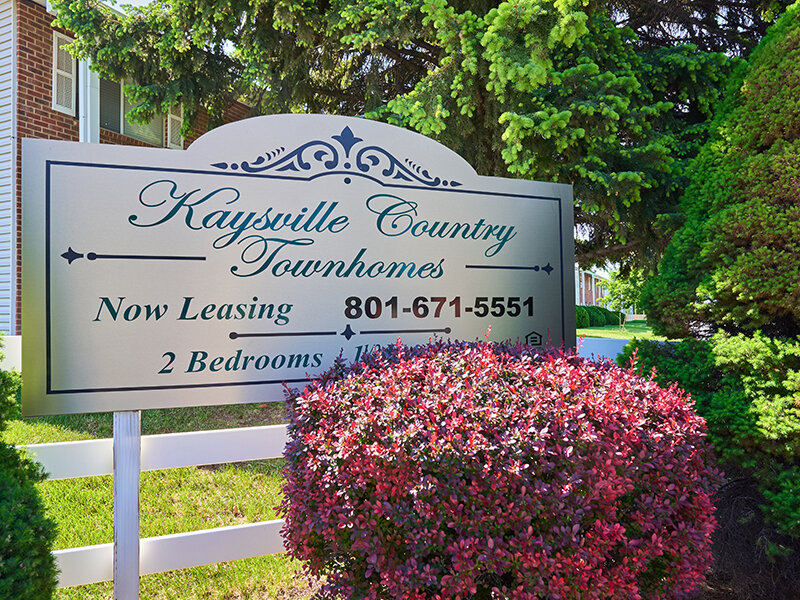 Exterior Monument Sign | Kaysville Country Townhomes