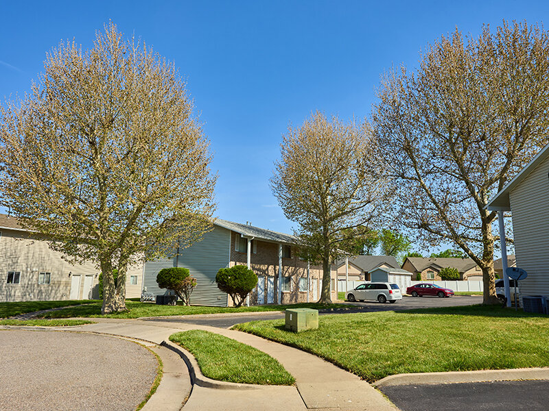 Apartment Complex with Trees and Foliage | Kaysville Country Townhomes